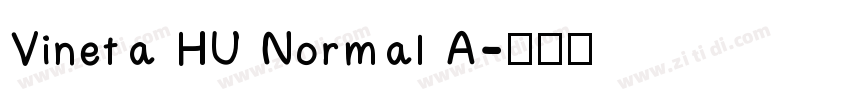 Vineta HU Normal A字体转换
